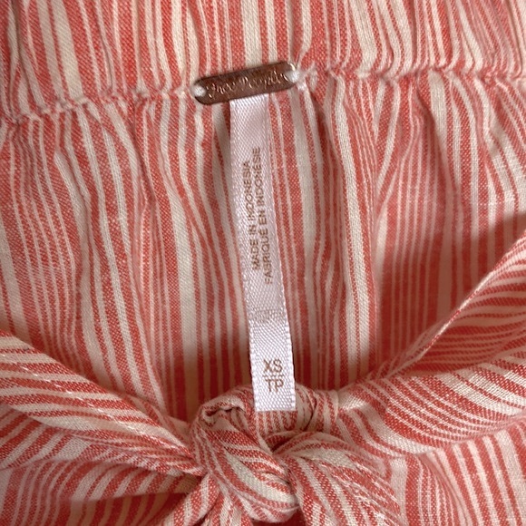 Free People Hello There Beautiful Off the Shoulder Striped Top Size XS - Picture 2 of 10